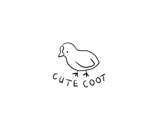 Cute coot chick flash design